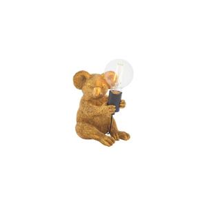 Endon 95082 - Stolní lampa KOALA 1xE27/10W/230V zlatá 95082
