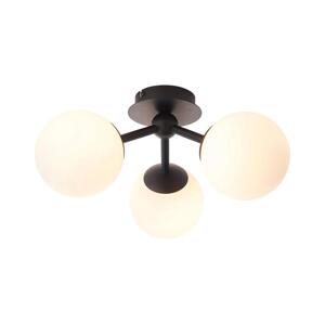 Endon 93489 - Koupelnový přisazený lustr FRIO 3xG9/3W/230V IP44 černá 93489