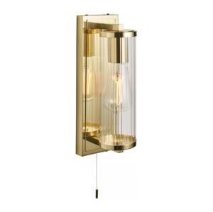 Endon 94075 - Koupelnové nástěnné svítidlo TAYLOR 1xE27/10W/230V IP44 zlatá 94075