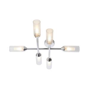 Endon Endon 95045 - Koupelnový přisazený lustr NATORI 6xG9/3W/230V IP44 lesklý chrom