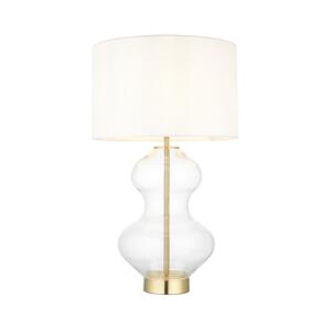 Endon 99110 - Stmívatelná stolní lampa KELDA 1xE27/10W/230V bílá/zlatá 99110