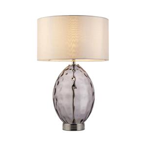 Endon 99581 - Stmívatelná stolní lampa ERIN 1xE27/10W/230V krémová/kouřová černá 99581