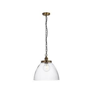 Endon 102926 - Lustr na řetězu HANSEN 1xE27/10W/230V mosaz 102926