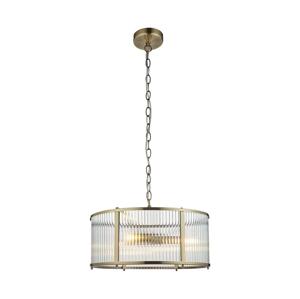 Endon Endon 106282 - Lustr na řetězu RIDGETON 3xE14/6W/230V mosaz