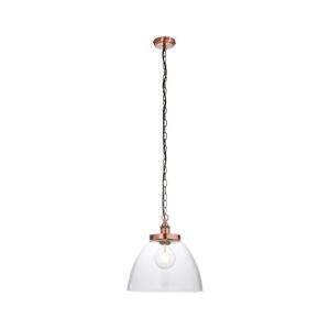 Endon 106895 - Lustr na řetězu HANSEN 1xE27/10W/230V měděná 106895