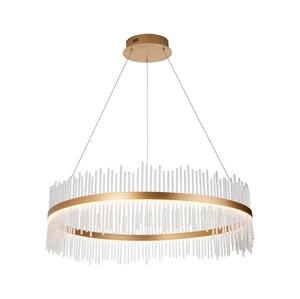 Endon Endon 107672 - LED Stmívatelný lustr na lanku ADRIEL LED/83W/230V 3000K zlatá