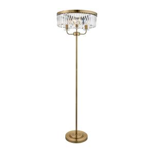 Endon Endon 110644 - Stojací lampa CHESTERFIELD 3xE14/6W/230V mosaz