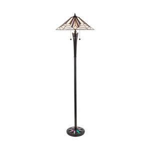 Endon Endon 63934 - Stojací lampa ASTORIA 2xE27/60W/230V pr. 48 cm