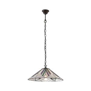 Endon Endon 63938 - Lustr na řetězu ASTORIA 1xE27/60W/230V pr. 48 cm