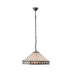 Endon Endon 64147 - Lustr na řetězu FARGO 1xE27/60W/230V pr. 50 cm