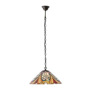 Endon Endon 64162 - Lustr na řetězu HECTOR 1xE27/60W/230V pr. 40 cm