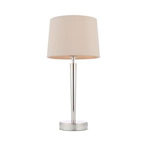 Endon Endon 72175 - Stolní lampa s USB portem SYON 1xE14/40W/230V lesklý chrom/béžová