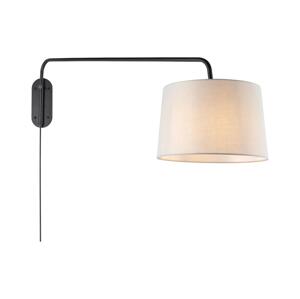 Endon 79380 - Nástěnná lampa CARLSON 1xE27/40W/230V šedá/černá 79380