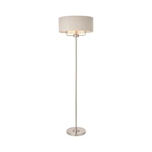 Endon Endon 94359 - Stojací lampa HIGHCLERE 3xE14/40W/230V béžová/lesklý chrom