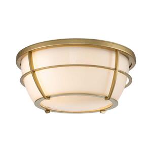 Elstead Quoizel QZ-CHANCE-F-PNBR- Koupelnové stropní svítidlo CHANCE 2xE27/60W/230V IP44