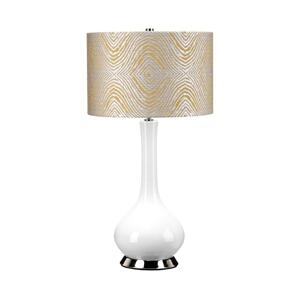 Elstead Elstead MILO-PN-TL-PSM - Stolní lampa MILO 1xE27/60W/230V šedá/zlatá