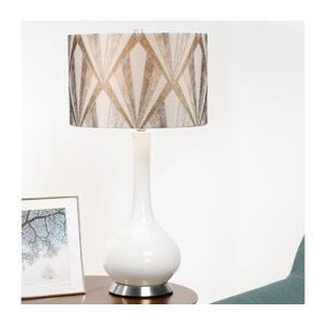 Elstead Elstead MILO-PN-TL-VOGSC - Stolní lampa MILO 1xE27/60W/230V šedá/hnědá