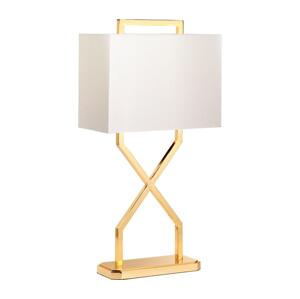 Elstead Elstead CROSS-TL-IVORY - Stolní lampa CROSS 1xE27/60W/230V zlatá/bílá