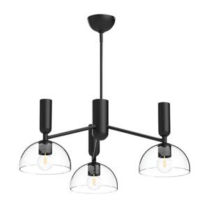 Elstead Alora Mood ALM-JUDE3-MB-CL - Lustr na tyči JUDE 3xE27/60W/230V černá