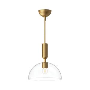Elstead Alora Mood ALM-JUDE-P-GD-CL - Lustr na tyči JUDE 1xE27/60W/230V mosaz