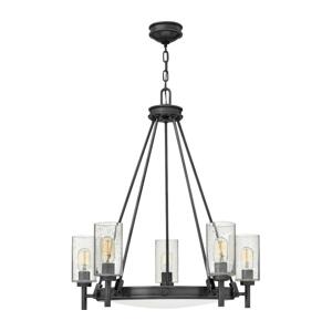 Elstead Hinkley HK-COLLIER5-BX - Lustr na řetězu COLLIER 5xE27/40W/230V pr. 68,5 cm