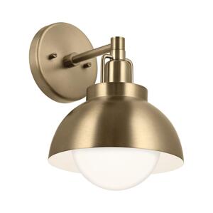 Elstead Kichler KL-NIVA-1W-1P-CPZ - Nástěnná lampa NIVA 1xE27/40W/230V mosaz
