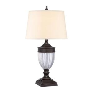Elstead Quoizel QZ-DENNISON-PB - Stolní lampa DENNISON 1xE27/60W/230V bronzová