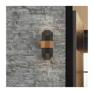 Elstead Quoizel QZ-CHASM-M-BKW - LED Venkovní svítidlo CHASM 2xLED/5,5W/230V IP44