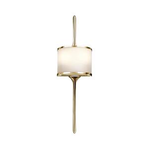 Elstead Kichler KL-MONA-S-PB - LED Koupelnové svítidlo MONA 2xG9/3W/230V IP44 zlatá