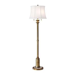Elstead Feiss FE-STATEROOM-FL-BB - Stojací lampa STATEROOM 2xE27/60W/230V mosaz