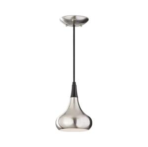 Elstead Feiss FE-BESO-P-S-BS - Lustr na lanku BESO 1xE27/60W/230V matný chrom/černá