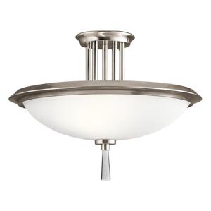 Elstead Kichler KL-DREYFUS-SFCLP - Přisazený lustr DREYFUS 3xE27/60W/230V matný chrom