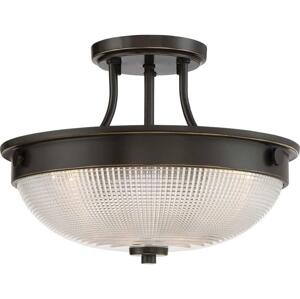 Elstead Quoizel QZ-MANTLE-SF-PN - Přisazený lustr MANTLE 2xE27/60W/230V bronzová