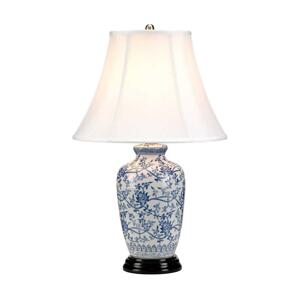 Elstead Elstead BLUE-G-JAR-TL - Stolní lampa BLUE GINGER JAR 1xE27/60W/230V