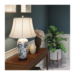 Elstead Elstead BLUE-TRAD-WP-TL - Stolní lampa BLUE TRADITIONAL 1xE27/60W/230V