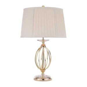 Elstead Elstead AG-TL-POL-BRASS - Stolní lampa AEGEAN 1xE27/60W/230V zlatá