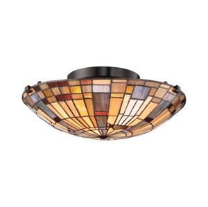 Elstead Quoizel QZ-INGLENOOK-F-SMALL-Stropní svítidlo INGLENOOK 2xE27/60W/230V pr.40,7cm
