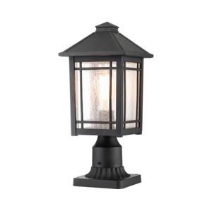 Elstead Quoizel QZ-CEDAR-POINT3-M-BK - Venkovní lampa CEDAR POINT 1xE27/60W/230V IP44