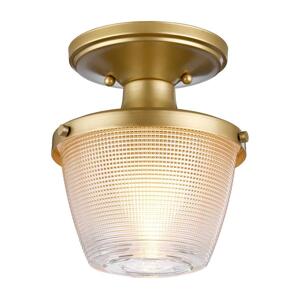 Elstead Quoizel QZ-DUBLIN-SF-PNBR - Koupelnové svítidlo DUBLIN 1xE27/40W/230V IP44 zlatá