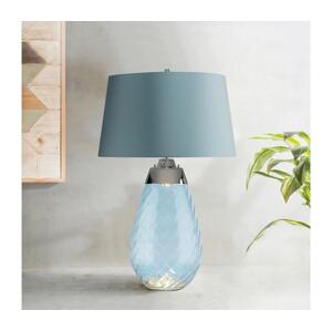 Elstead Elstead LENA-TL-L-BLUE - Stolní lampa LENA 1xE27/60W/230V modrá