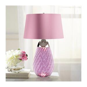 Elstead Elstead LENA-TL-L-PLUM - LED Stolní lampa LENA 1xE27/40W/230V 74 cm růžová