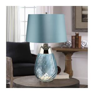 Elstead Elstead LENA-TL-S-BLUE - LED Stolní lampa LENA 1xE27/60W/230V + 1xGU10/7W modrá