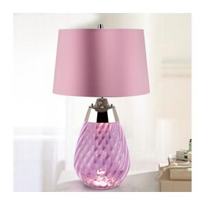 Elstead Elstead LENA-TL-S-PLUM - LED Stolní lampa LENA 1xE27/60W/230V + 1xGU10/7W růžová