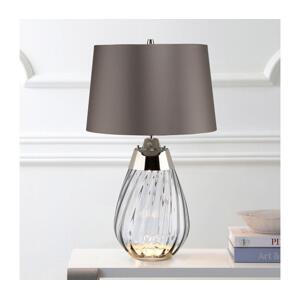 Elstead Elstead LENA-TL-S-SMOKE - LED Stolní lampa LENA 1xE27/60W/230V + 1xGU10/7W šedá