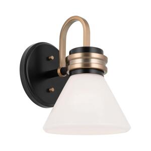 Elstead Kichler KL-FARUM1-BK - LED Koupelnová lampa FARUM 1xG9/3W/230V černá/mosaz