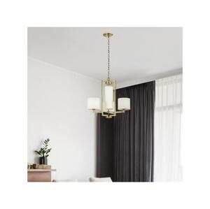 Elstead Hinkley HK-HAMPTON4-BB - Lustr na řetězu HAMPTON 4xE27/60W/230V zlatá