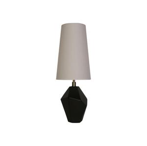 Searchlight Searchlight EU88250BK - Stolní lampa APEX 1xE27/60W/230V černá/šedá