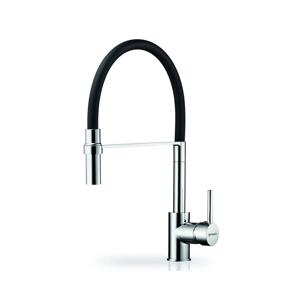 Pyramis Pyramis 90939801 - Dřezová baterie s flexibilním ramínkem SERINA chrom/černá