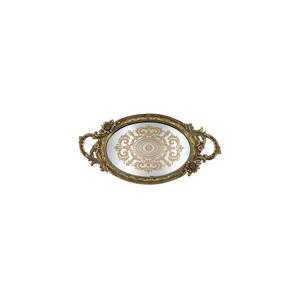 Eurolamp Dekorační podnos 46,5x24,4 cm zlatá