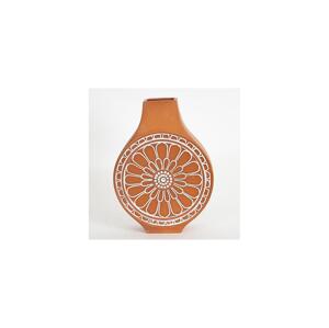 Eurolamp Keramická váza 28,7x21,3x8,1 cm cihlová